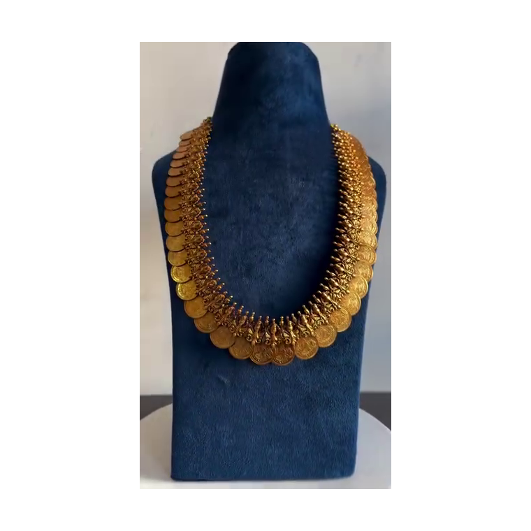 Trendy Emerald Ramparivar Necklace
